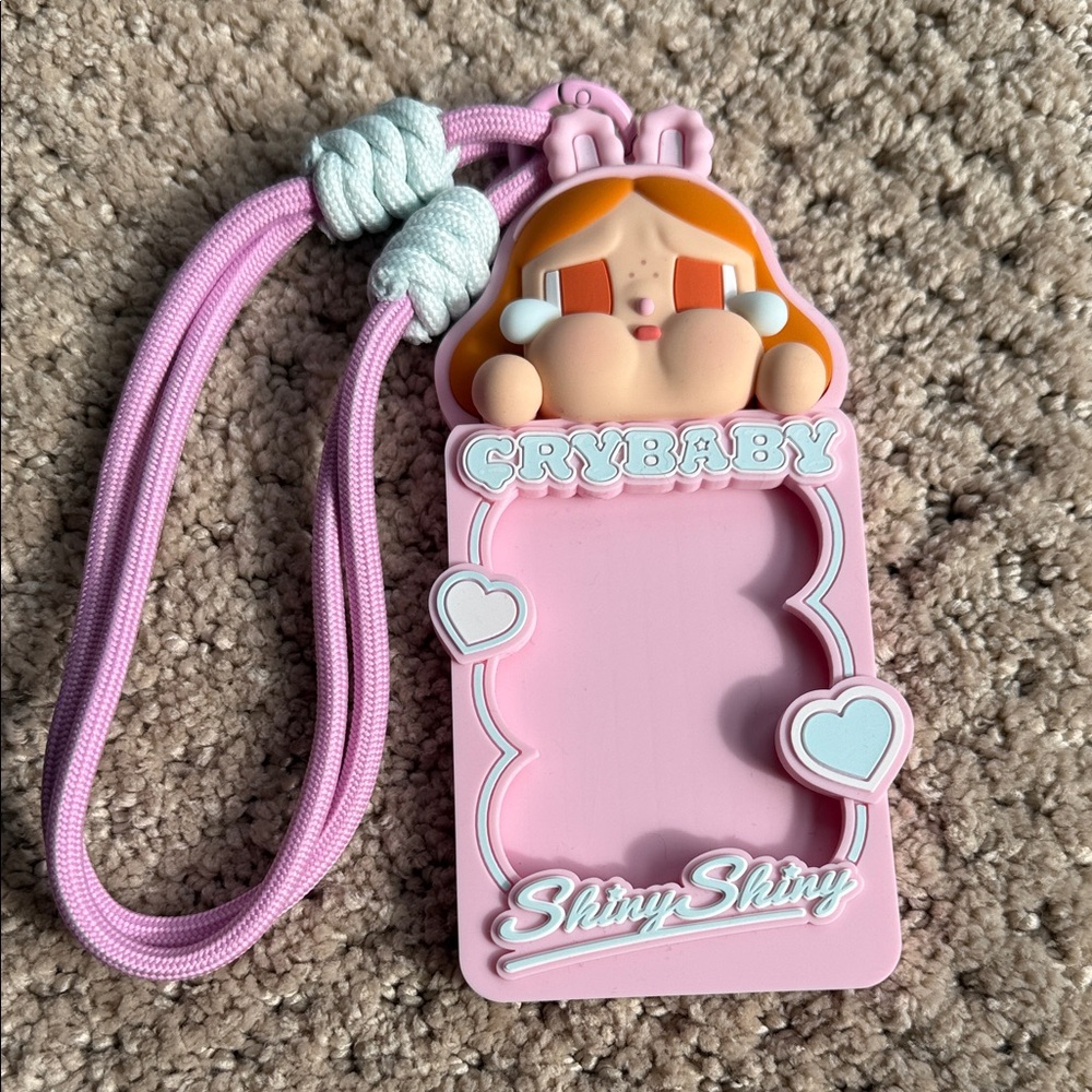 CRY BABY Shiny Shiny Pink Key & Card Holder